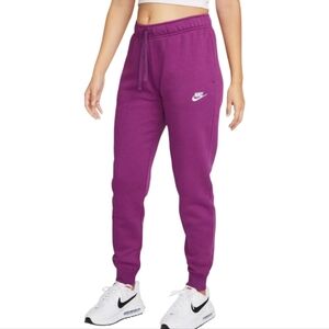 Nike Purple BERRY Jogger Sweatpants Full Length Cozy FLEECE PLUS SIZE‎ 3X New